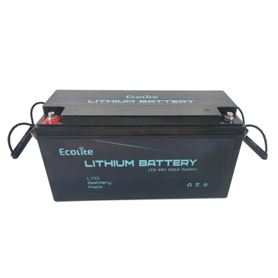 48V 20Ah LTO Lithium Titanate Battery Pack Lichte hoge lading