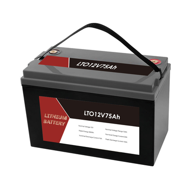 12V 75Ah LTO-batterijpakket voor marine RV-toepassingen met 12mΩ weerstand