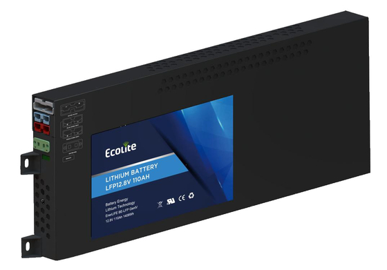 12,8 V 110 Ah LiFePO4 lithium-ijzerfosfaatbatterij 12 V RV-accu met laag gewicht