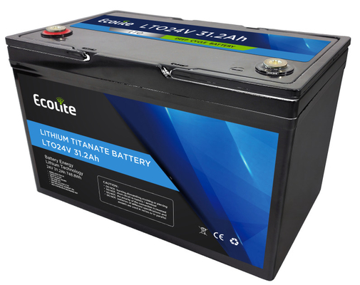 Ecolite LTO24-30 24V 31,2Ah Lithium Titanat Batterijpakket 748,8Wh Energie