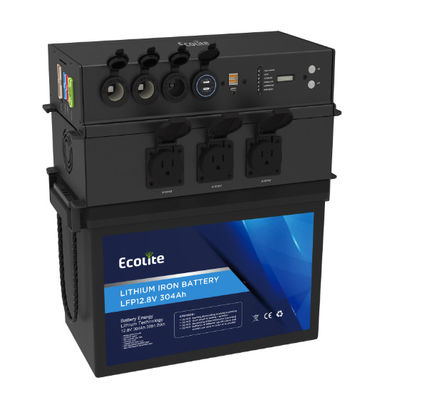 quality Draagbare 12,8V RV Lithiumbattery 300Ah 3840Wh CC / CV oplaadmodus factory