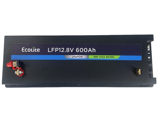 UN38.3 MSDS Marine LiFePO4 Batterij 12.8V 600Ah Voor ruwe mariene omgevingen