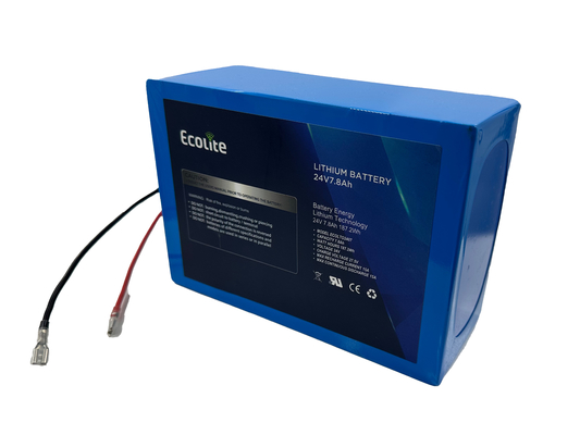 24V 7,8Ah Protable Lithium Titanate LTO-batterij voor zonne-tracker met BMS