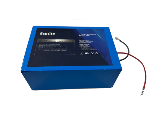 25.6V 7.5Ah LifePO4 Lithium Iron Battery Pack voor zonne-tracker met BMS