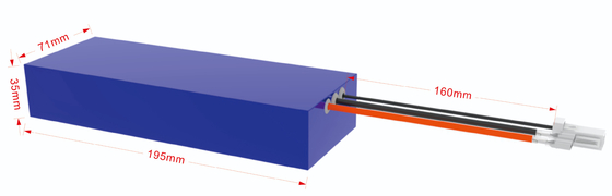 24V 1.3Ah Smart 31.2Wh Lithium Titanate LTO batterij voor zonne-tracker Integreer BMS