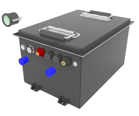 51.2V 105Ah LFP Lithium Iron Phosphate Power Battery voor AGV vorkhefboten Golfkarren