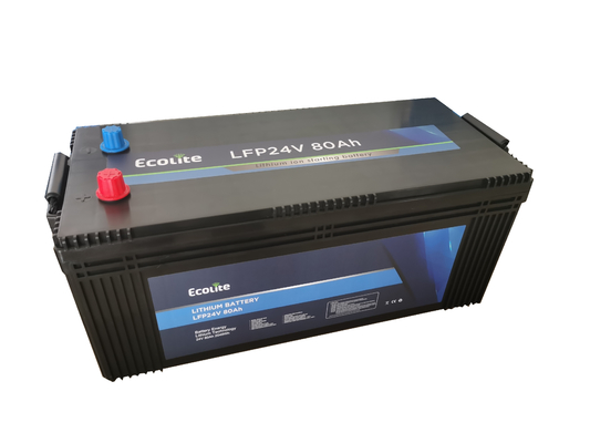 24V 80Ah Truck Lithium Start-stop Automotive batterijen LiFePO4 LithiumTruck Start Cranking Battery