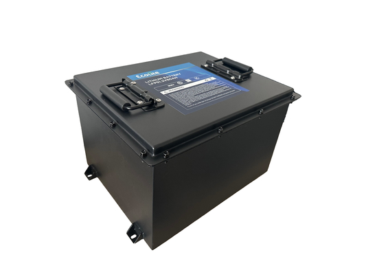 Hoogwaardige 51.2V 80Ah LiFePO4 Lithiumbattery voor golfkarretje Off-Road Cart Batterij Ingebouwd BMS