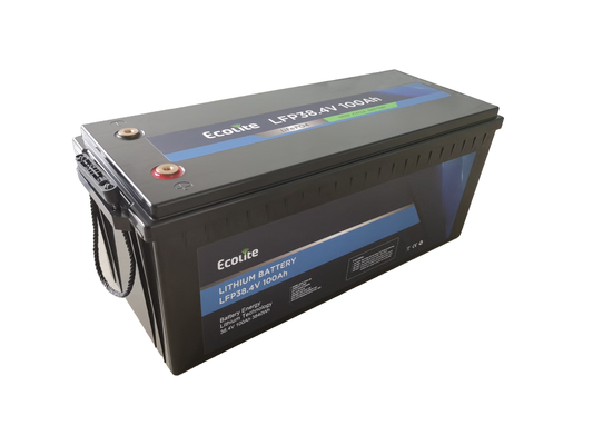 Lange levensduur 38.4V100Ah LiFePO4 batterij Zonne-energieopslag Outdoor Camping Car RV Boat Lithium Ion batterijen