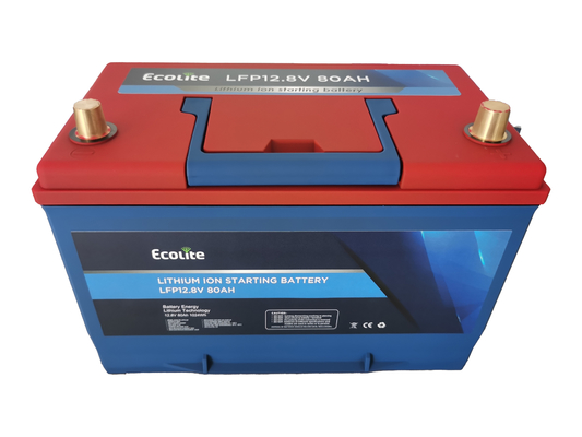 ECOLITE LiFePO4 Lithium Iron Phosphate Battery met 1200 CCA Automotive Starter Battery