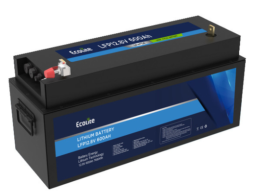 Lithiumbatterij Marine LiFePO4 Batterij 12.8V 600Ah Voor marine standby stroomvoorziening