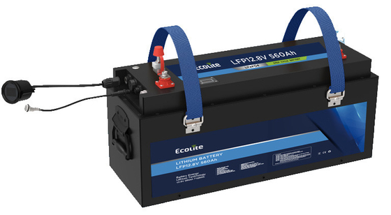 Uitstekende cyclusprestaties 12V560Ah Lifepo4 batterij energieopslagbatterij voor zeeschepen