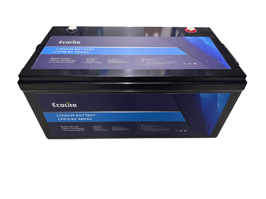 ECOLITE Hoge energiedichtheid 12.8V 460Ah RV marine back-up power Lithiumbatterij