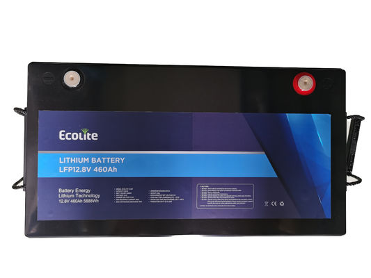 Aangepaste Lichtgewicht 12.8V 460Ah LiFePO4 RV Lithium Batterij met geïntegreerde BMS