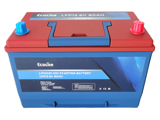 LiFePO4 lithium Auto Startaccu 12,8V 80Ah Startaccupakket