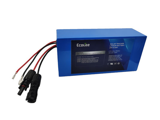 EcoLite ECOLTO2406: 24V 6.5Ah Premium Solar Tracker Batterij met LTO-technologie