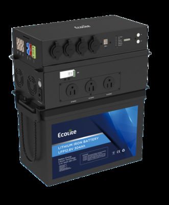 Power Top 12.8V 300Ah High Capacity RV Lithium Batterij Voor Onstuitbare Outdoor & RV Stroom