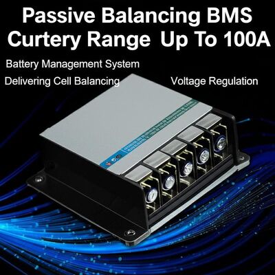 Passieve balancerende BMS stroombereik tot 100A Batterijbeheersysteem dat celbalancering en spanningsregeling levert