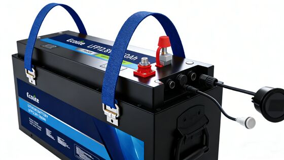Marine LiFePO4 Batterij 12.8V 560Ah Verwarmd Laden CAN/RS485/Bluetooth IP65 voor Middelgrote Boten